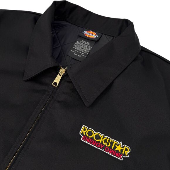 NWOT RARE Dickies x Rockstar Energy Drink Insulated Eisenhower Jacket Black XXL - Picture 1 of 14